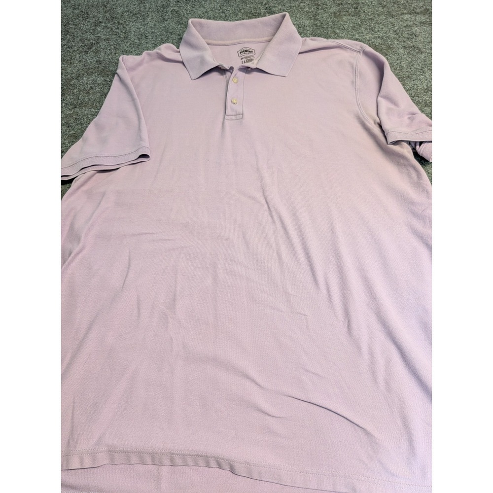 Foundry Supply Polo Shirt‎ Mens 3XLT Tall Casual Knit Lt. Purple